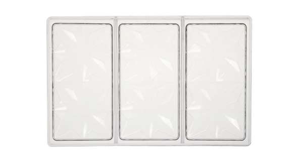 3 adagos csillag mintás polikarbonát tábla csoki forma