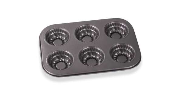 6 adagos minikuglóf sütőforma