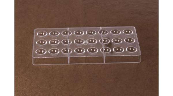 24 adagos félgömb alakú polikarbonát bonbon forma