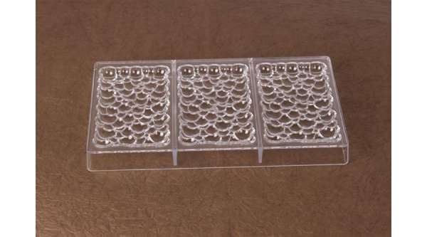 3 adagos buborék mintás polikarbonát tábla csoki forma