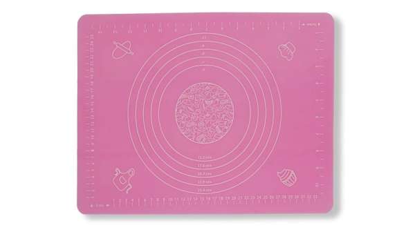 Szilikon Nyújtólap Fehér Jelöléssel – 30x40 cm, Sütéshez és Gyúráshoz