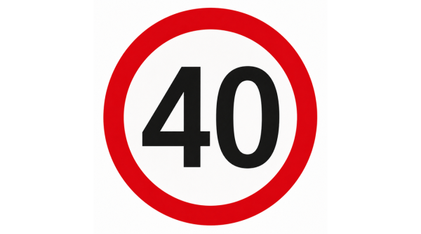 40. szülinapi – torta ostyalap tortára