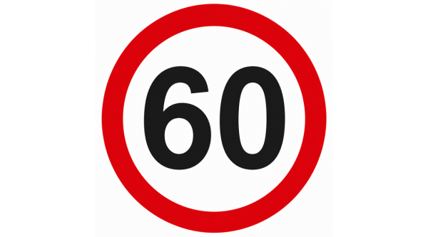 60. szülinapi – 20 cm-es kerek torta ostyalap tortára