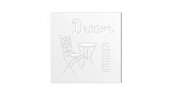 Dream Garden mintás torta stencil
