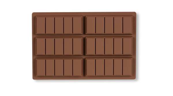 Téglalap Alakú Csokoládéforma – 6 Adagos Szilikon Csokiforma