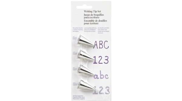 Tortafelirat Készítő Szett – 4 Részes Rozsdamentes Díszítőcsövekkel