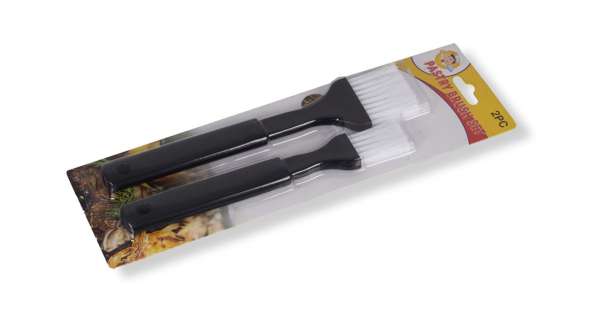 2 db fekete nyelű műanyag kenőecset