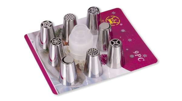 Orosz díszítőcső szett 9 részes csatlakozóval