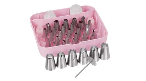 Professzionális Díszítőcső Készlet - 38 Részes Tortadíszítő Szett