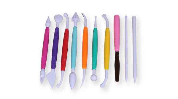 Kreatív Fondant Formázó Szett Tortadíszítéshez – 10 Kétoldalú Eszközzel