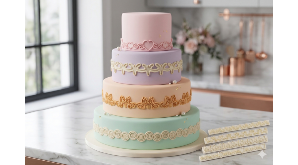 Fondant Szegélydíszítő Készlet, 4 Részes – Egyedi Tortadekorációhoz