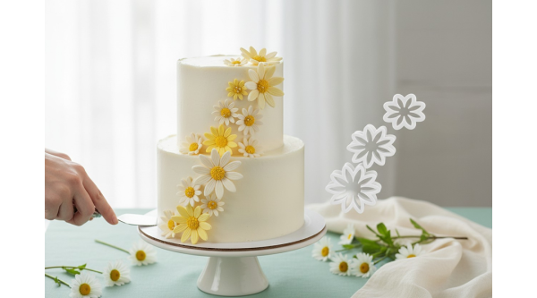 Margaréta Virág Fondant Kiszúró Szett – 3 Méretben