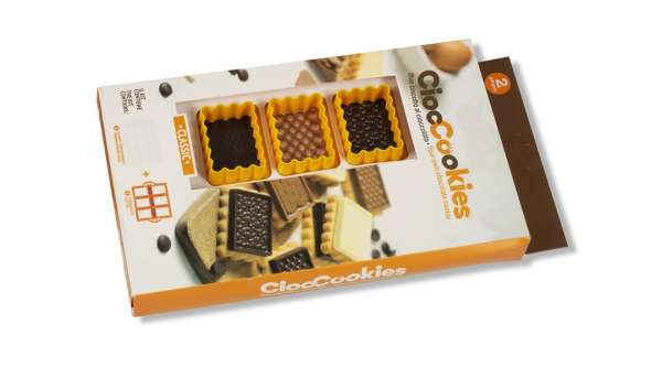 Csokis keksz formázó és sütő készlet – otthoni használatra