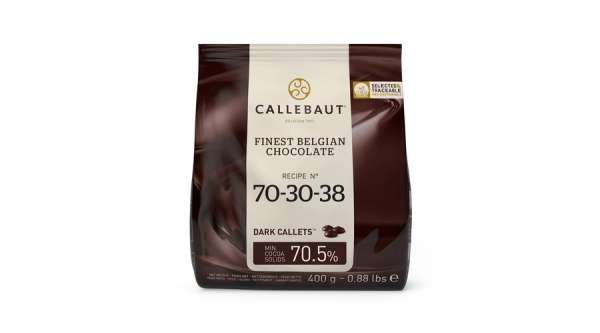 Callebaut 70,5%-os étcsokoládé korong 400 g - Sütéshez és díszítéshez (70-30-38)