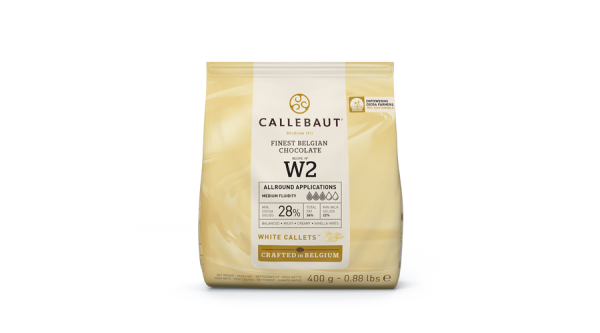 Fehércsokoládé pasztilla (korong) 400 g Callebaut W2