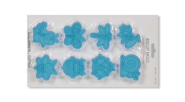 Állatmintás sütemény kiszúró szett - 8 részes mintázó és formázó készlet