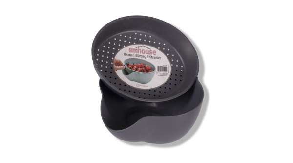 Műanyag gyümölcsmosó szűrő tál Emhouse
