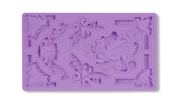 Barokk Stílusú Fondant Formázó Angyal Mintával