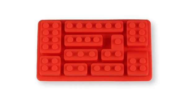 10 adagos különböző formájú legó elemek szilikon fondant forma