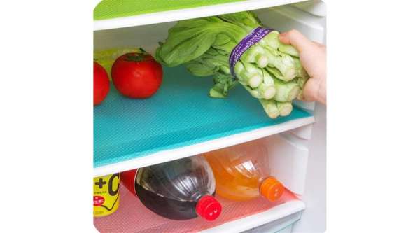 2 db kék hűtőszekrény alátét