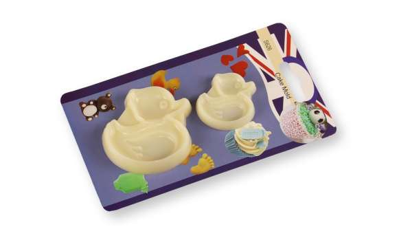 Gumikacsák műanyag fondant mintázó készlet