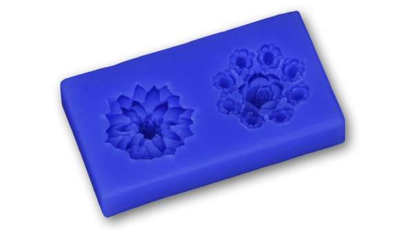 Dáliák szilikon fondant formázó