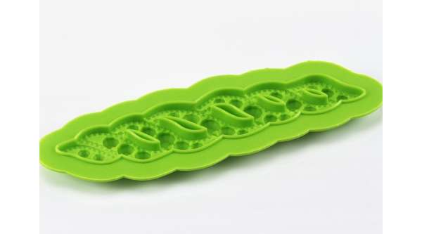 Csavart pöttyös szilikon fondant formázó