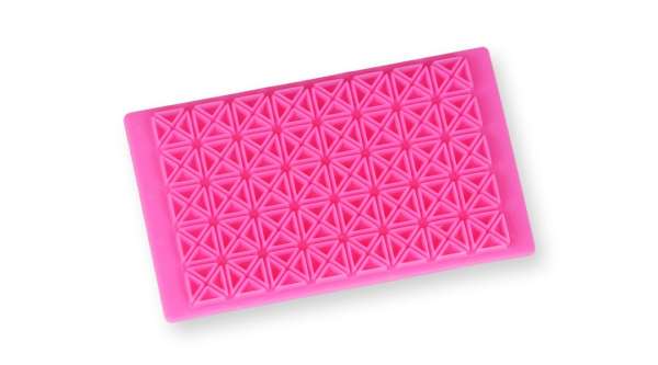 Fondant Mintázó Rács - Háromszög és Négyzet Formák