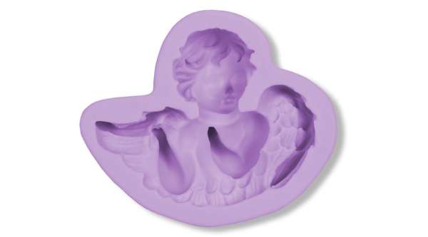 Angyalka fuvolával szilikon fondant forma