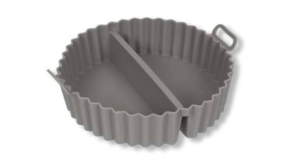 Két részre osztott szilikon air fryer sütőforma 20 cm