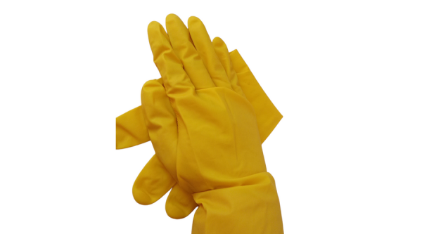 2 db L-es gumikesztyű