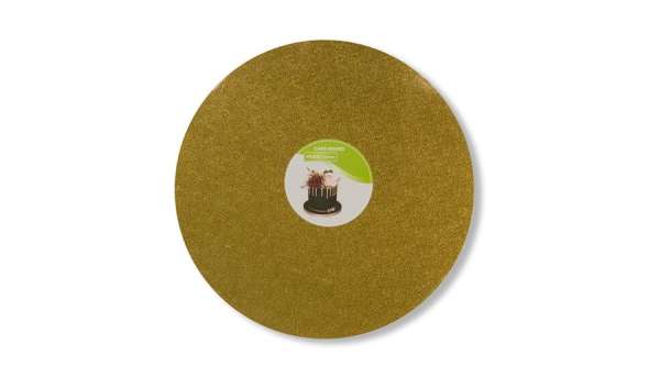 20 cm-es arany színű vékony tortadob