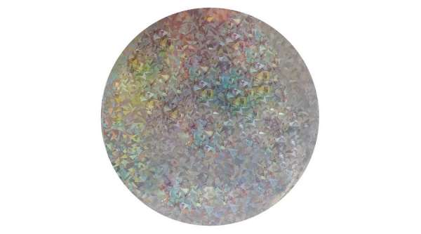 30 cm-es ezüst-holografikus tortadob