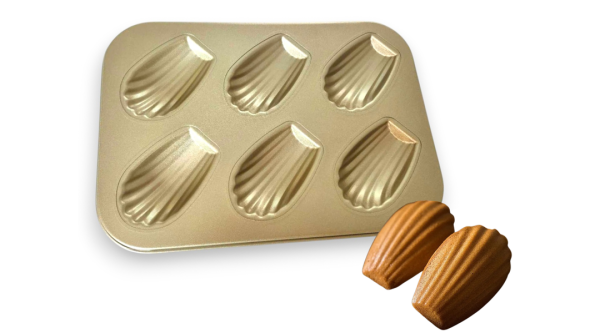 Madeleine sütőforma 6 adagos 