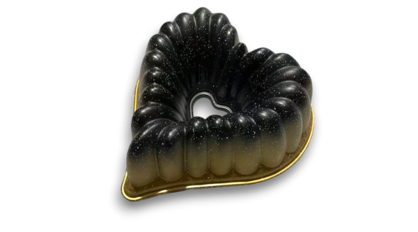 Szív alakú kuglóf sütőforma lyukas 27 cm