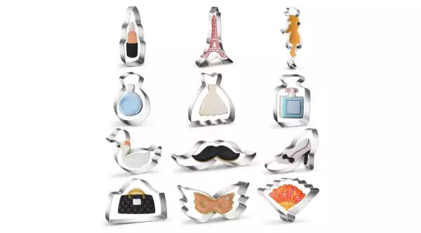 12 részes fém kiszúró készlet (Divat)