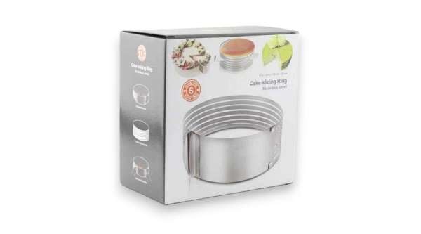 15 és 20 cm között állítható 8 cm magas rozsdamentes tortaszelő