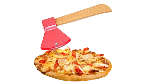 Pizzavágó balta, görgős