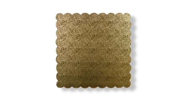 20*20 cm-es arany színű szögletes tortakarton 5 db