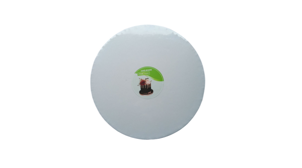 35 cm-es kerek fehér tortadob 6 mm vastag