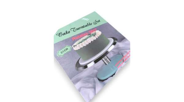 29 cm-es fém forgatható tortadíszítő állvány