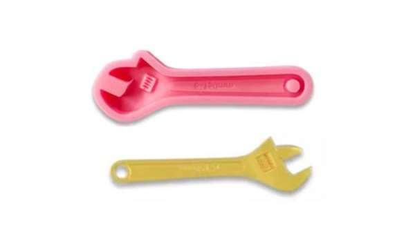 Csavarkulcs szilikon fondant formázó