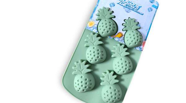 6 adagos ananász alakú szilikon jégkocka forma