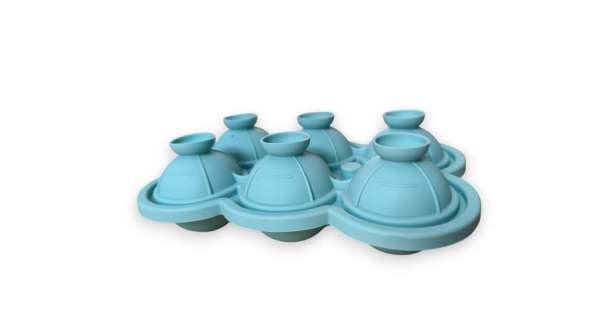 6 adagos jéggömb készítő szilikon forma