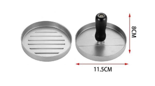 Fém hamburger húspogácsa készítő