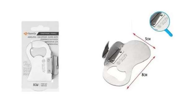 Fém kézi konzervnyitó