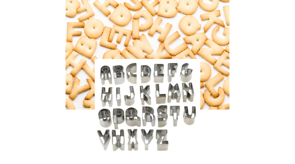 Fém betű kiszúró készlet