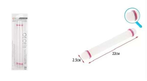 Műanyag fondant nyújtó 22 cm