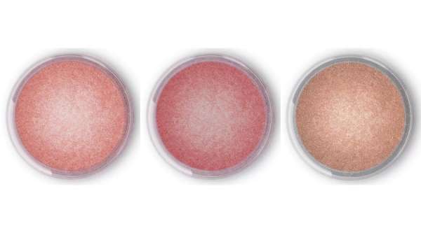 Ehető csillámpor válogatás (Rózsakvarc, Pink Flamingó, Pezsgőrózsaszín)