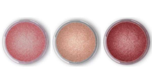 Ehető csillámpor válogatás (Pink Flamingó, Pezsgő Rózsaszín, Bíborvörös)